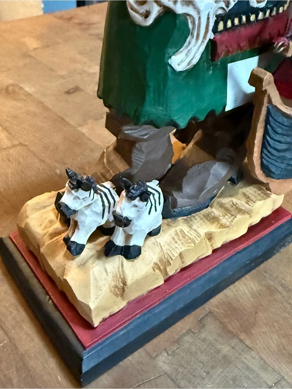 David Frykman Noah’s Ark Santa carved figurine vintage 1997 DF 1412